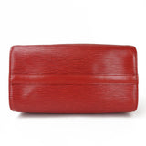 Louis Vuitton Handbag Speedy 25 Castilian Red Epi Leather