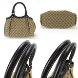 Gucci Tote Bag 211944 GG canvas beige Sukey