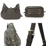 Louis Vuitton Shoulder Bag Monogram Mahina XS Gray Leather