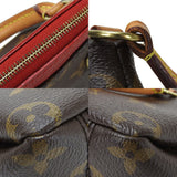 Louis Vuitton Shoulder Bag Nano Pallas Monogram Cerise Red Leather