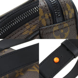 Louis Vuitton Body Shoulder Bag Utility Monogram Leather Black
