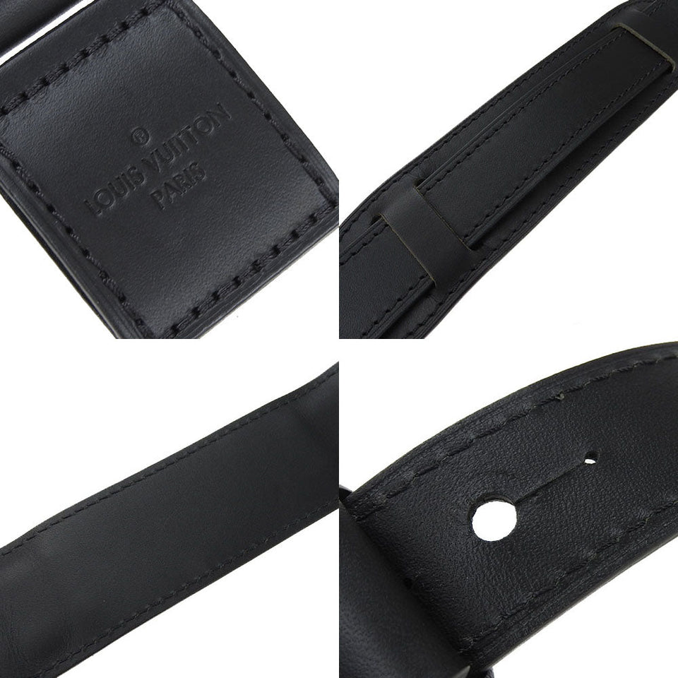 Louis Vuitton Body Shoulder Bag Utility Monogram Leather Black