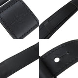 Louis Vuitton Body Shoulder Bag Utility Monogram Leather Black