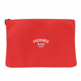 Hermes Pouch 80% Polyamide, 20% Elastane Red Neovan GM Women