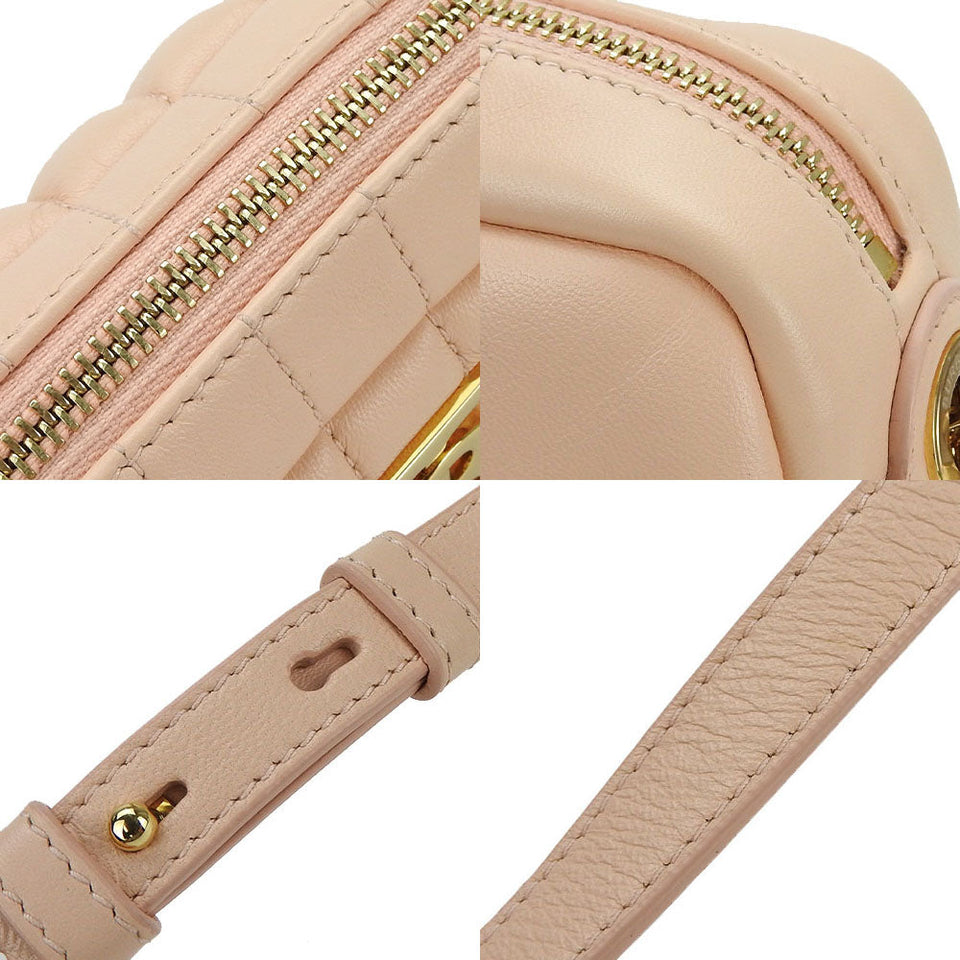 Burberry Shoulder Bag leather pink Mini Roller Women