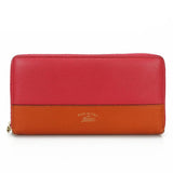 Gucci Long Wallet Purse 307984 leather Orange Bamboo