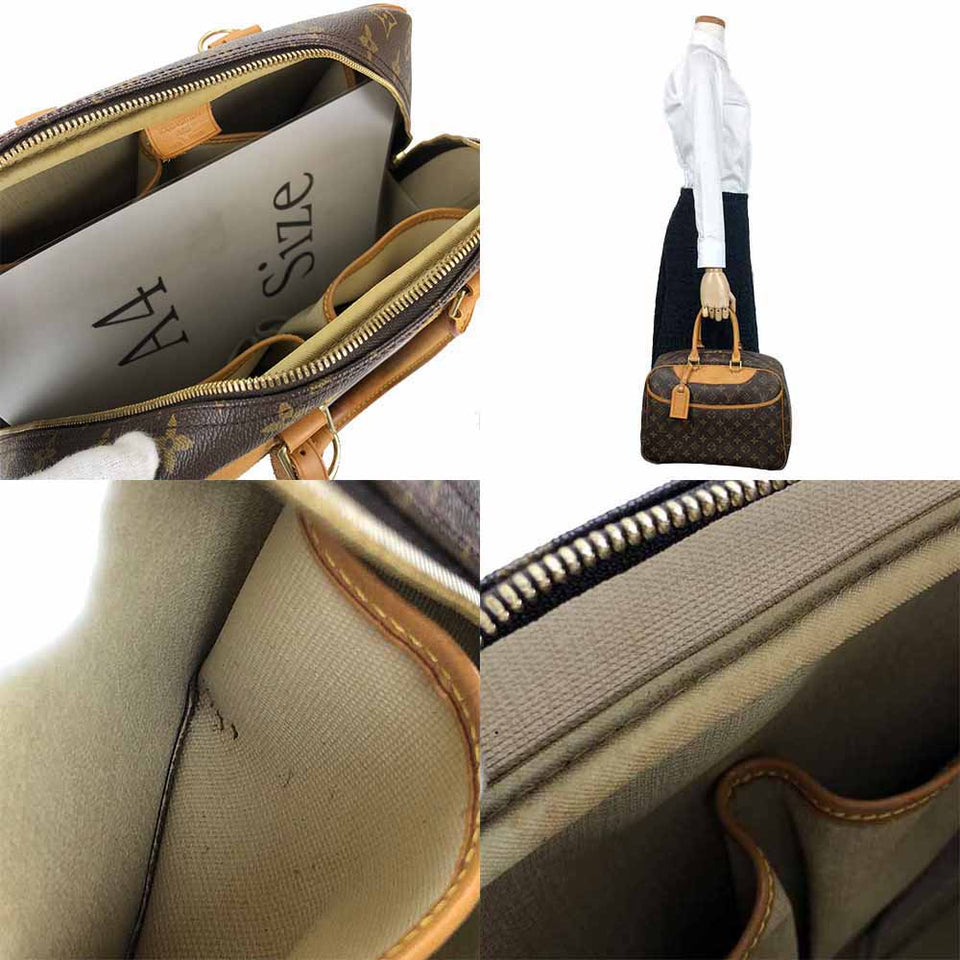 Louis Vuitton Handbag Monogram Deauville PVC