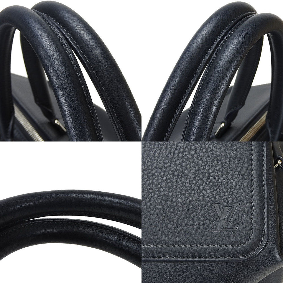 Louis Vuitton 2Way Boston Bag Neo Greenwich Blue Marine Leather