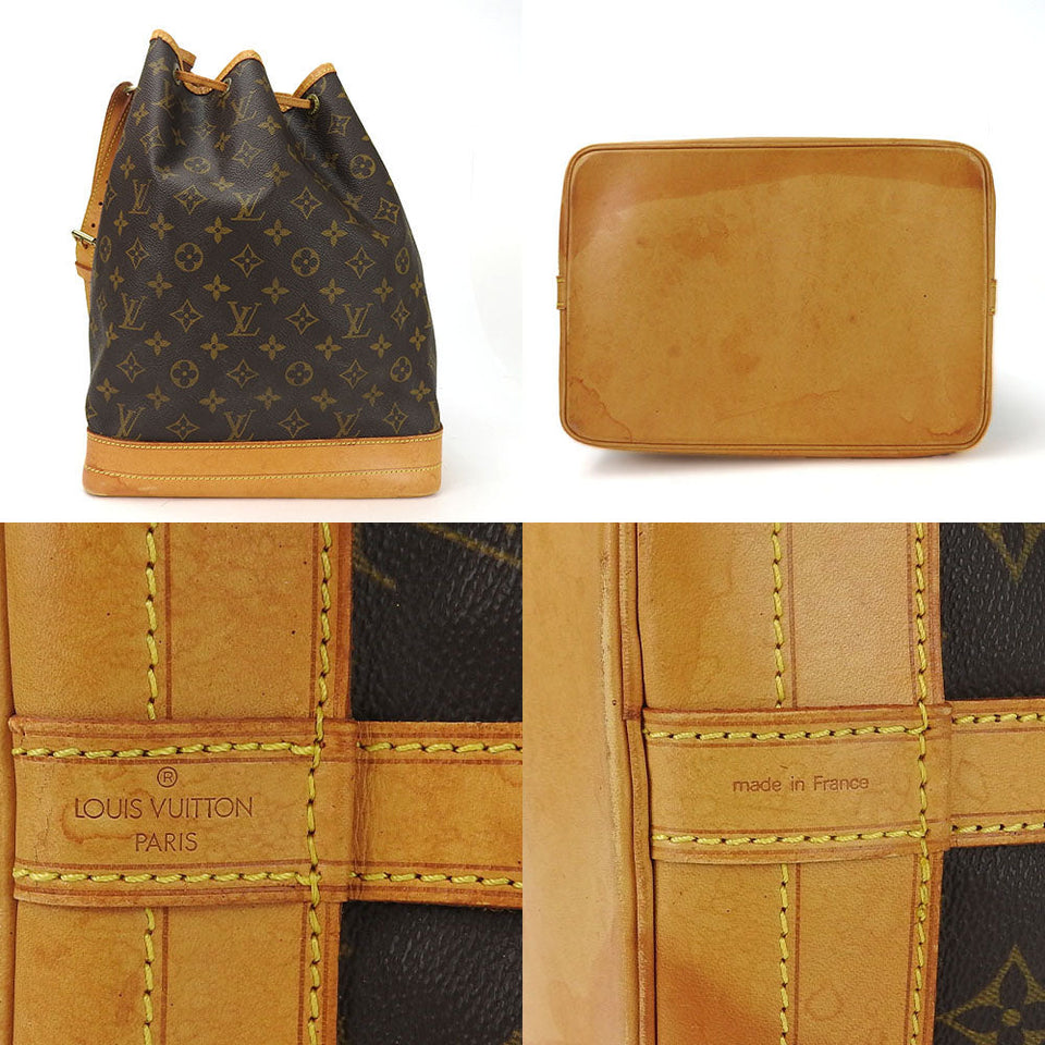 Louis Vuitton Shoulder Bag Noe Monogram Gold Metal Fittings