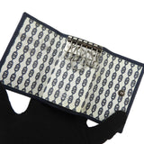 Gucci Key case Key holder  256337 leather Navy Interlocking Women(Unisex)