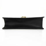 Gucci Shoulder Bag 421882 leather black Web line Silvi Small Women