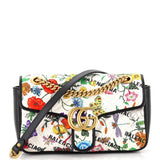 Gucci x Luxury Balenciaga Trending 2025 The Hacker Project GG Marmont Flap Bag Matelasse Floral Canvas Small