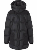 Luxury Burberry Logo Applique Nylon Padding Black