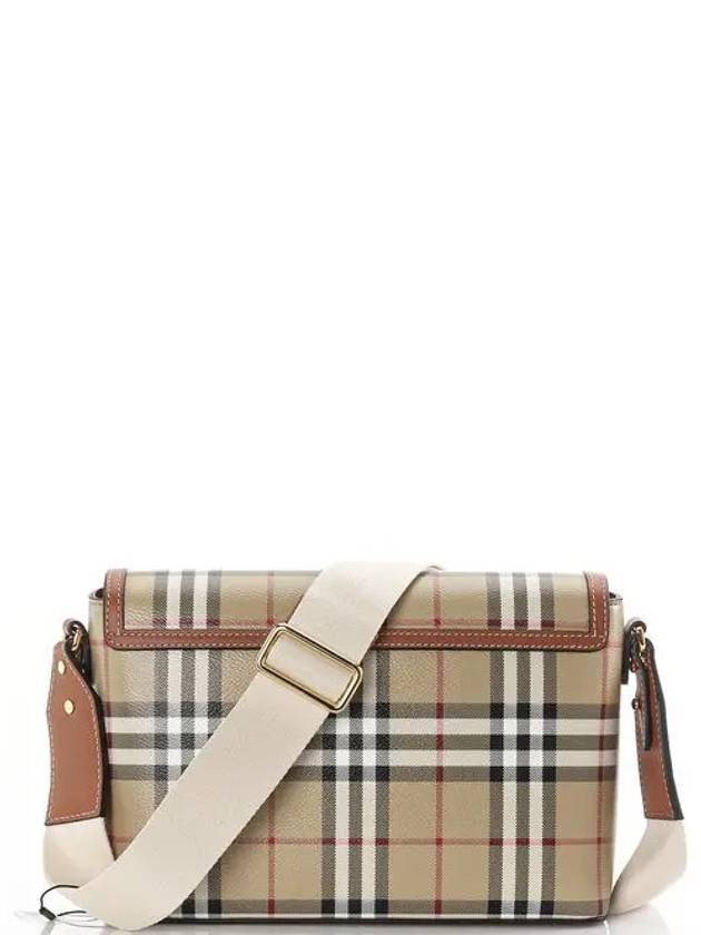 Luxury Burberry Note Crossbody Bag Briar Brown