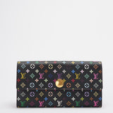 Louis Vuitton Monogram Multicolor Sarah Long Wallet Gold Hardware Limited Edition