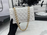 Chanel White Quilted Classic Chain Bag – Bags Junction
