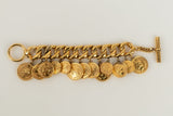 Chanel Gold Metal Bracelet | Bags Junction