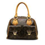 Louis Vuitton Monogram Handbag PVC/Leather Brown