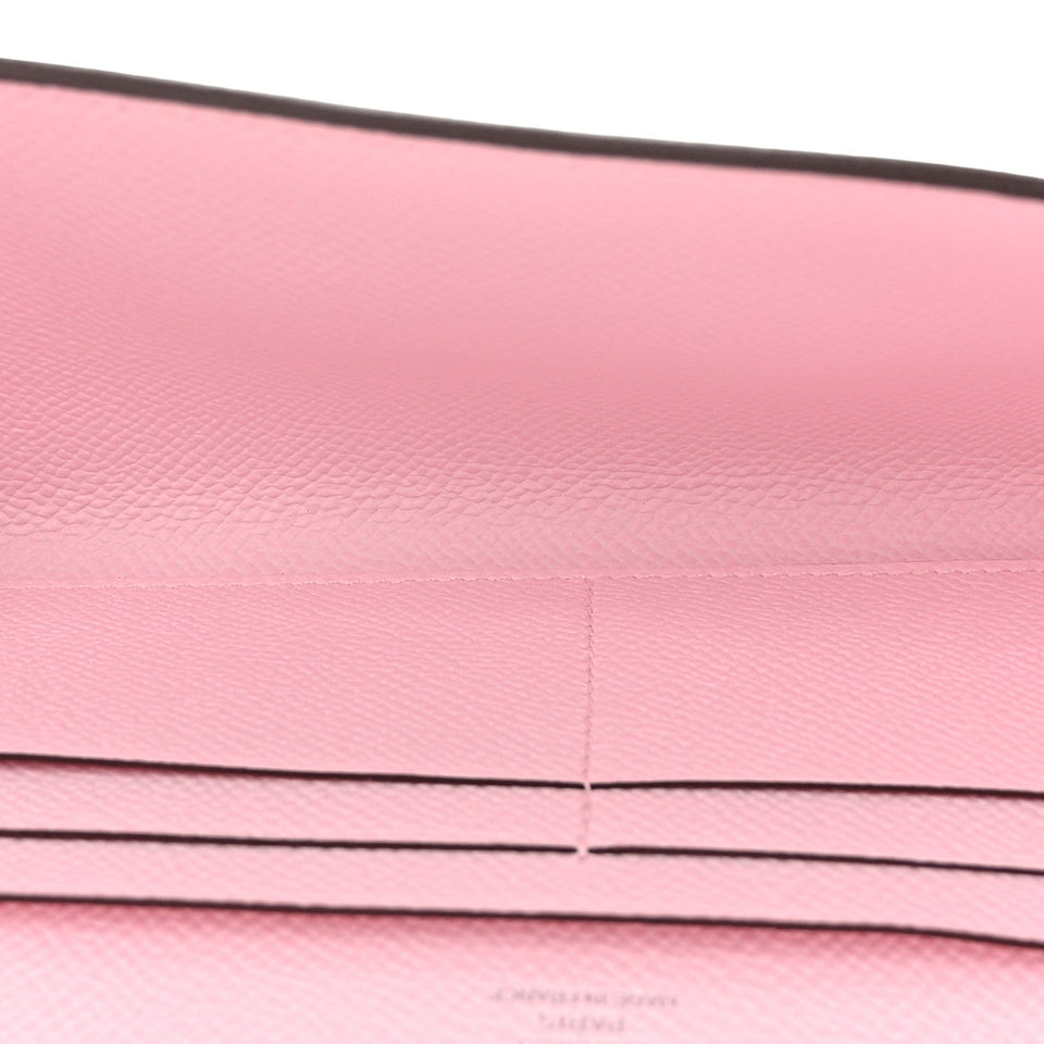 Hermes Epsom Maillon Wallet To Go Rose Darling
