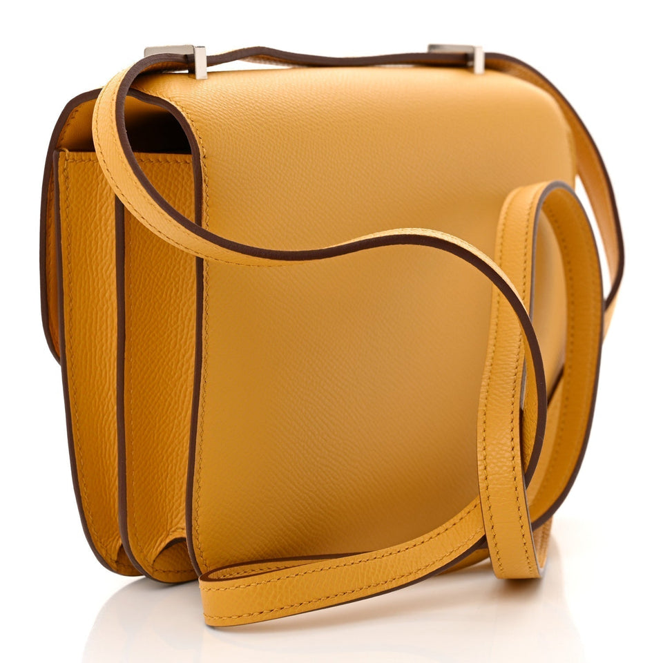 Hermes Epsom Constance 18 Jaune Ambre