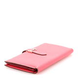 Hermes Epsom Bearn Gusset Wallet Rose Azalee