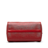 Louis Vuitton Epi Handbag Boston Bag Castilian Red