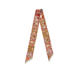 Hermes Twilly Le Boubou H Rouge/Blanc/Orange