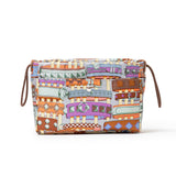 Hermes Fourbi 20 pouch Paprika/Rose pop/Fauve Nylon/Silk Barenia Palladium Hardware