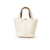 Hermes Picotin 18 Nata and Sesame Clemence/Swift Palladium Hardware