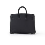 Hermes Birkin 25 Black Togo Palladium Hardware