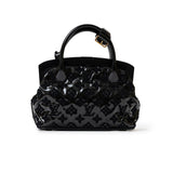 Louis Vuitton Fascination Lockit BB Black Patent Lambskin Gold Hardware