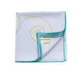 Hermes Carre Scarf 90 H Comme Histoires Ciel/Canard/Vanille