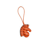 Hermes Milo Geegee Savannah Bag Charm PM Carnelian/Poppy/Rouge Sellier Swift