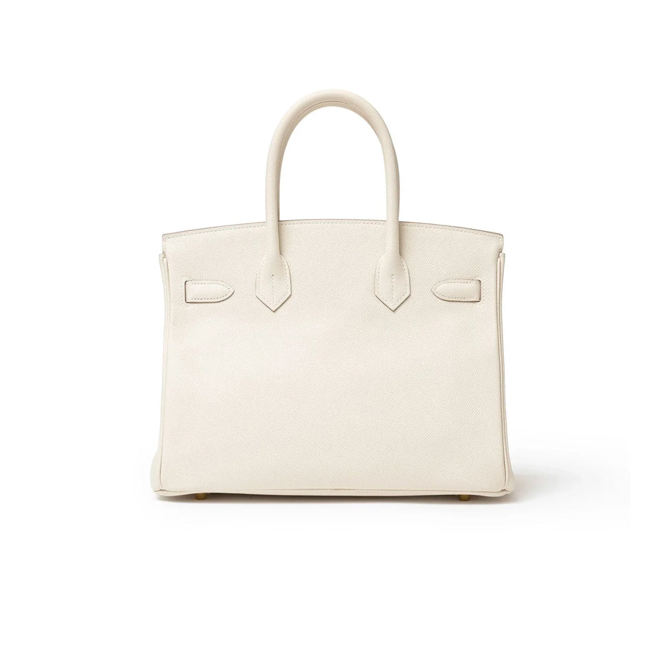 Hermes Birkin 30 Craie Epsom Gold Hardware