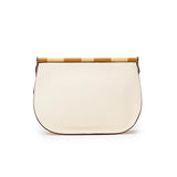 Hermes Sac Saut 25 Bag Clemence/Chevre Mysore Nata/Caramel/Etoupe Gold Hardware