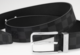 Louis Vuitton PONT NEUF DAMIER GRAPHITE 35MM BELT
