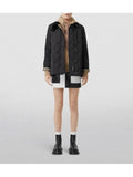 Luxury Burberry Diamond Quilted Thermoregulated Barn Jacket Black