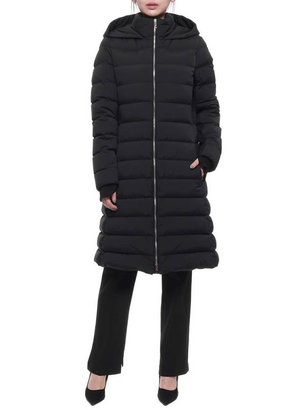 Luxury Burberry New Bridge Hooded Goose Down Padding Black