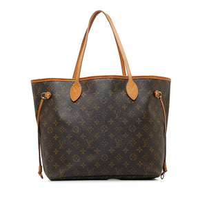 Louis Vuitton Monogram Neverfull MM Shoulder Bag Tote Bag
