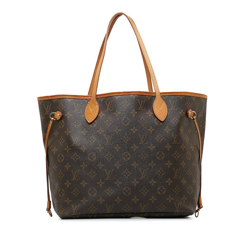 Louis Vuitton Monogram Neverfull MM Shoulder Bag Tote Bag