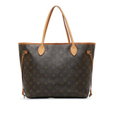 Louis Vuitton Monogram Neverfull MM Shoulder Bag Tote Bag