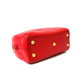 Saint Laurent- Paris Baby Duffle Handbag Red