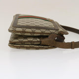 Gucci Web Sherry Line GG Canvas Shoulder Bag Beige Red Green bs1024