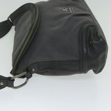 Luxury Burberry Shoulder Bag Canvas Gray Auth bs10635