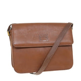 Luxury BurberrySs Shoulder Bag Leather Brown Auth bs11137
