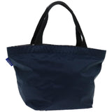 Luxury BurberrySs Blue Label Hand Bag Nylon Navy Auth bs12309