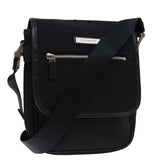 Luxury Burberry Shoulder Bag Nylon Black Auth bs12802