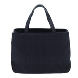 Luxury Burberry Nova Check Hand Bag Nylon Coin Purse Set Black Auth bs13820