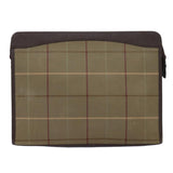 Luxury BurberrySs Nova Check Clutch Bag Canvas Brown Auth bs13823