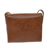 Luxury BurberrySs Shoulder Bag Leather Brown Auth bs13916